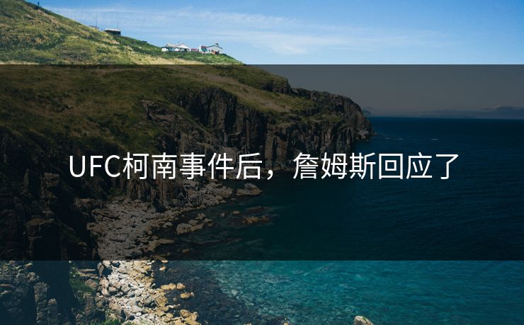 UFC柯南事件后,詹姆斯回应了 UFC柯南事件后,詹姆斯回应了